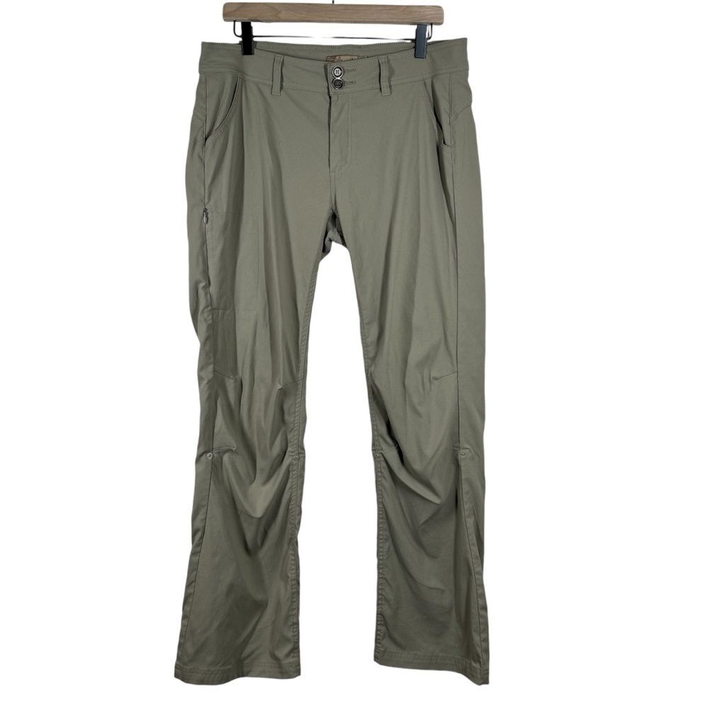 PrAna Convertible Hallie Hiking Utility Pants Capris Outdoors Gorpcore Size 12